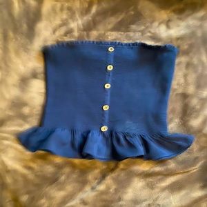 Nave blue tube top